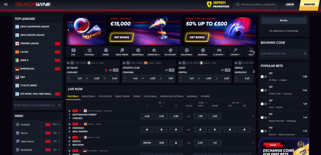 QuickWin Casino España Tu puerta de entrada a la diversión